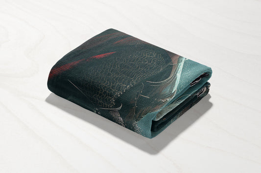 Rain Manon Blackbeak Woven Throw Blanket