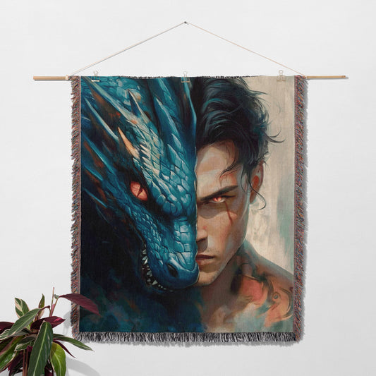 🐉✨Onyx Storm Woven Throw Blanket 🔥