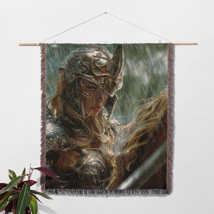 🛋️ Aelin Galathynius Jacquard Woven Blanket | Throne of Glass Inspired