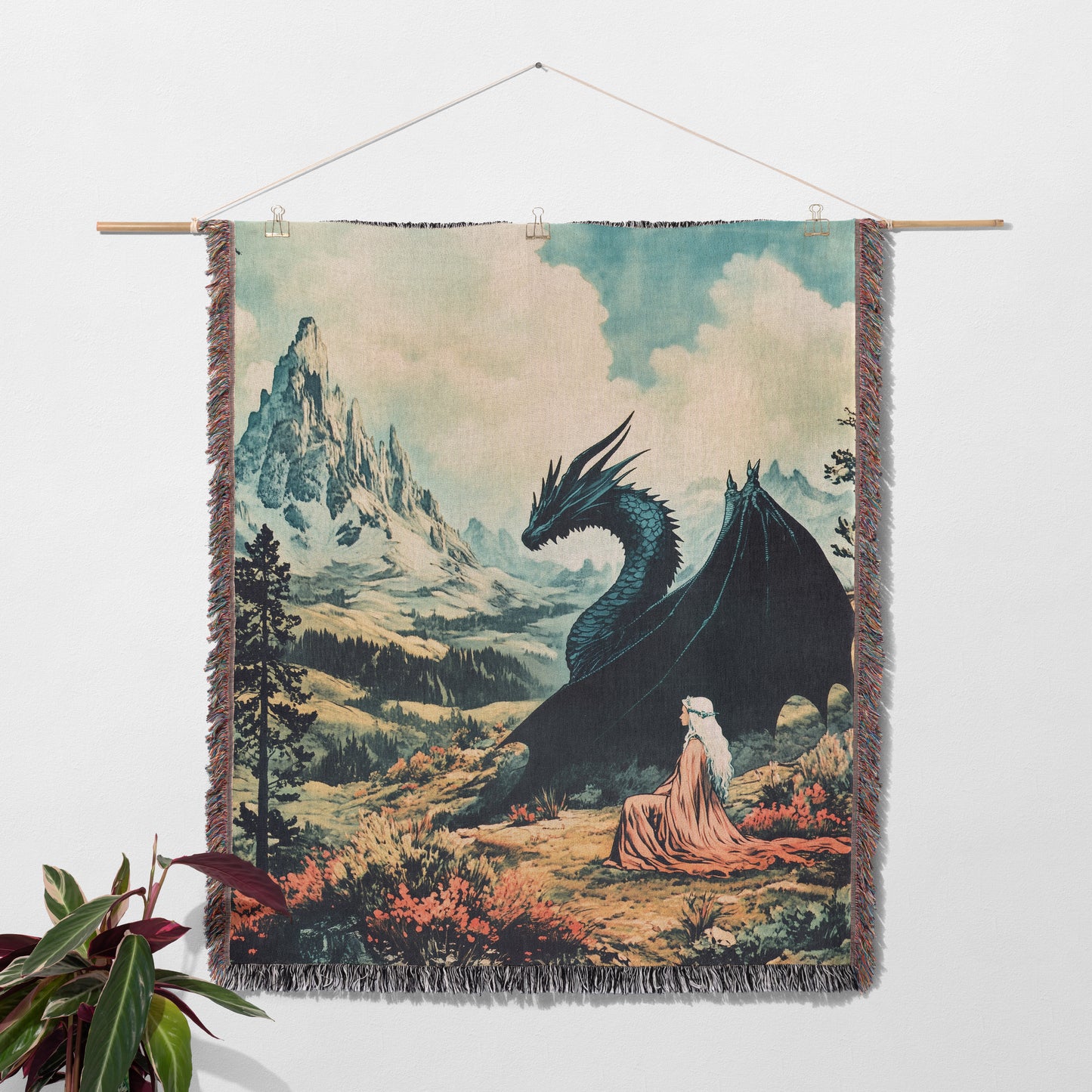 🔥 Throne of Glass Inspired Dragon Blanket