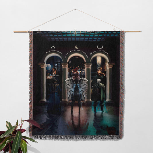 Sarah J. Maas Woven Throw Blanket - MagicMerchEmporium