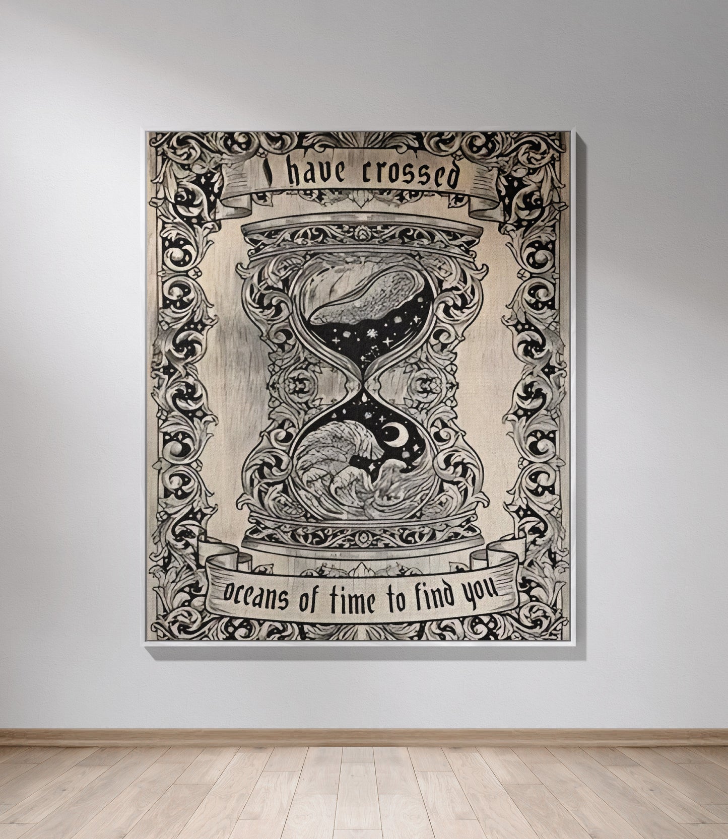 🕰️ "I Have Crossed Oceans of Time to Find You" Tapestry Blanket