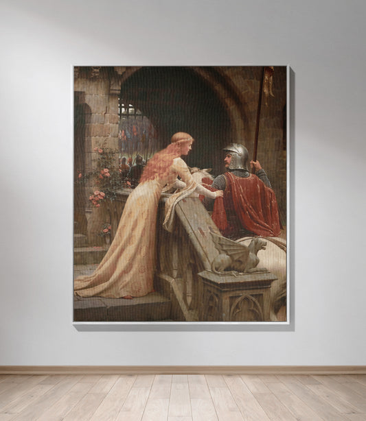 Edmund Blair Leighton Art Throw