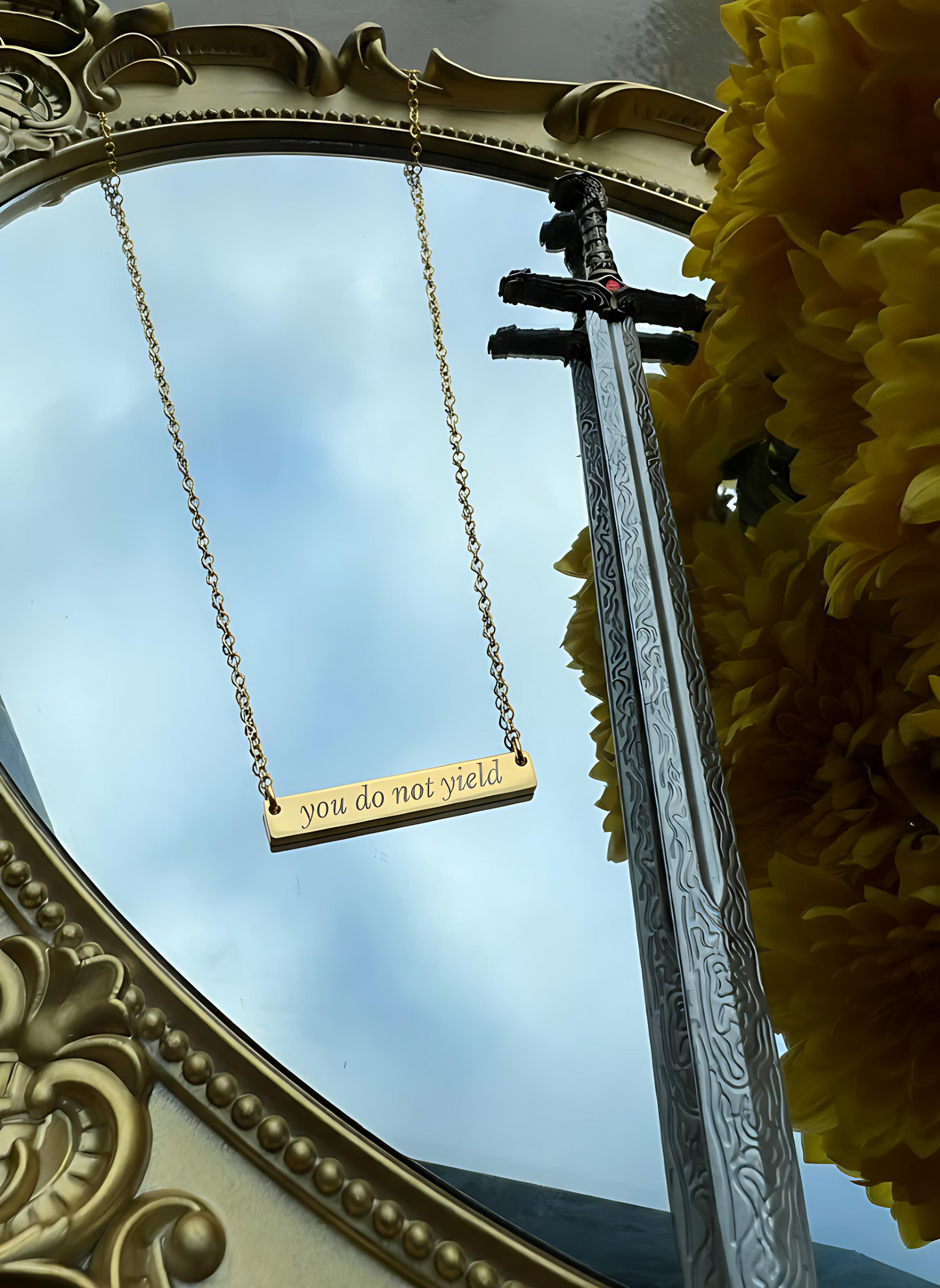 You Do Not Yield Necklace - MagicMerchEmporium