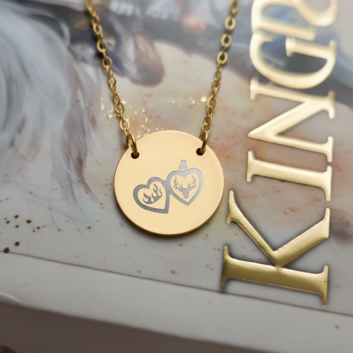 Terrasen Hearts Circle Necklace