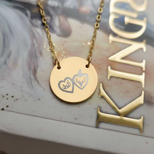 Terrasen Hearts Circle Necklace