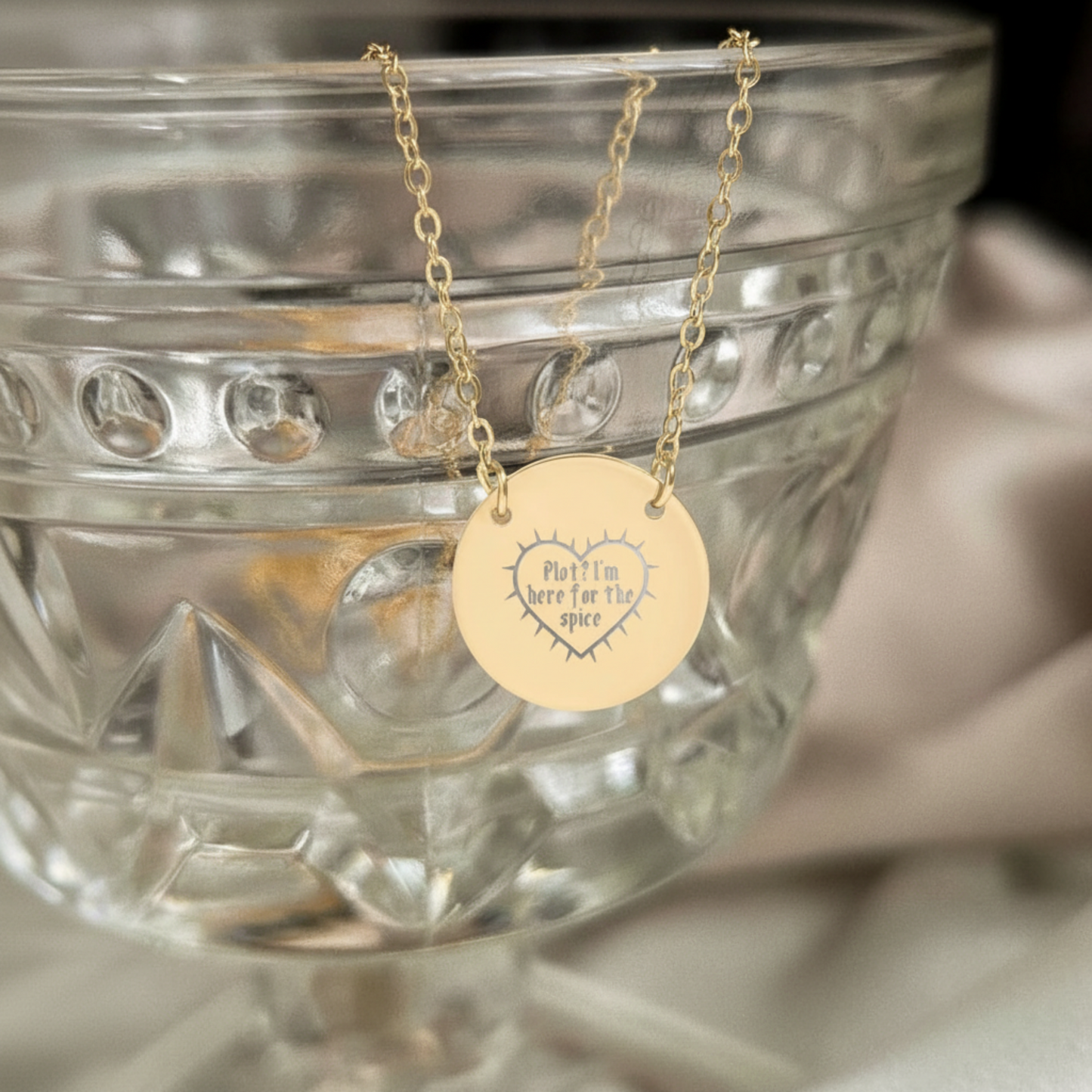 Plot? Spice. Circle Necklace