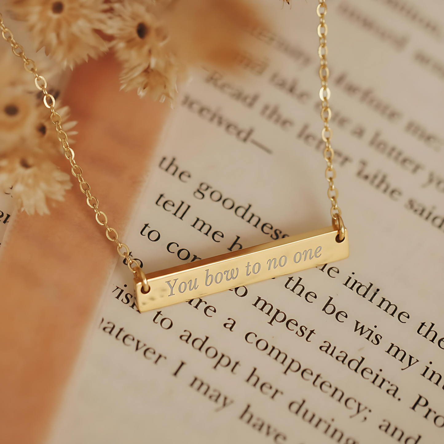 You Bow to No One Necklace - MagicMerchEmporium