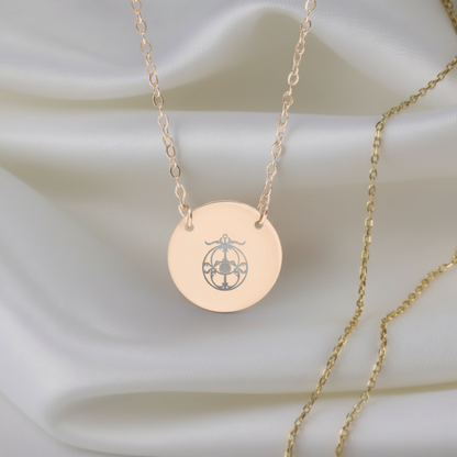 Eye of Elena Circle Necklace