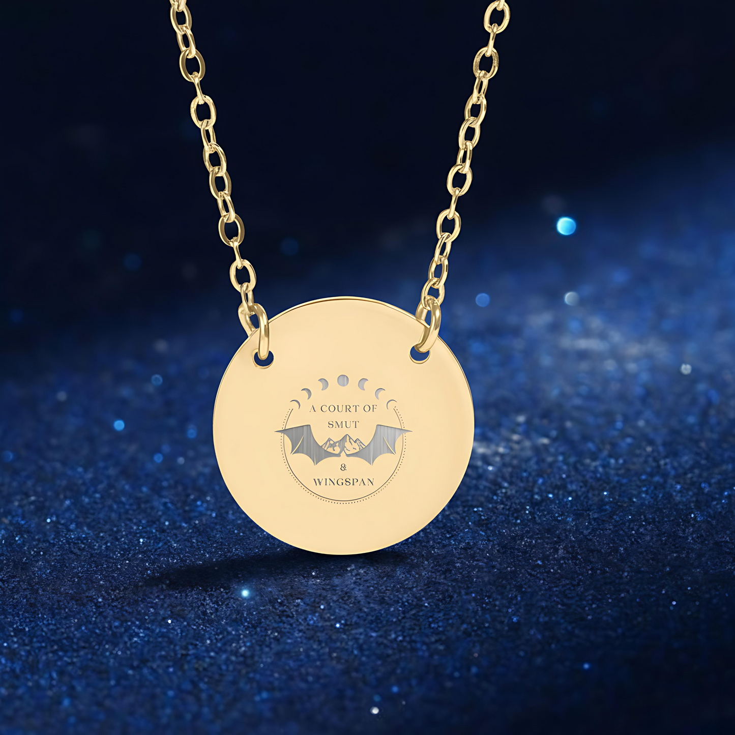 A Court of Smut & Wingspan Circle Necklace - MagicMerchEmporium