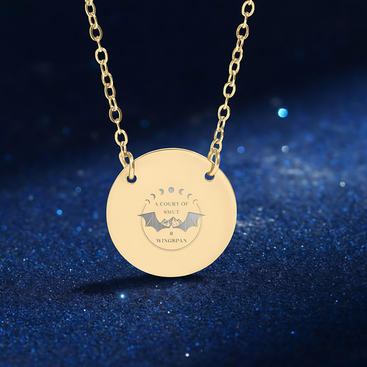 A Court of Smut & Wingspan Circle Necklace - MagicMerchEmporium