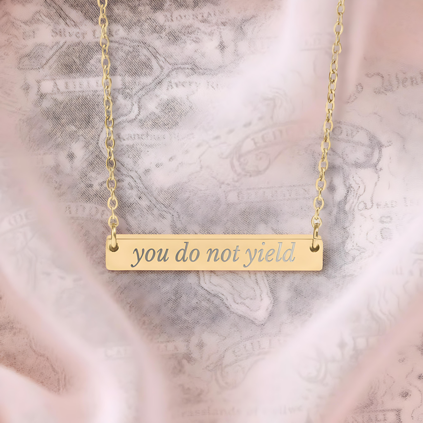 You Do Not Yield Necklace - MagicMerchEmporium