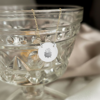 Cauldron Boil Me Circle Necklace
