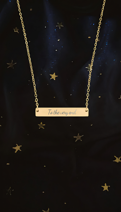 To the Very End Necklace - MagicMerchEmporium