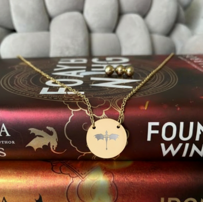 Tairn and Andarna Circle Necklace