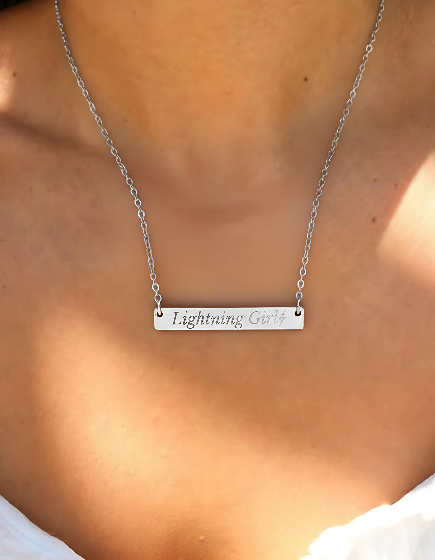 Lightning Girl Necklace - MagicMerchEmporium