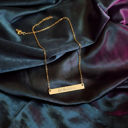 Let the Light In Necklace - MagicMerchEmporium