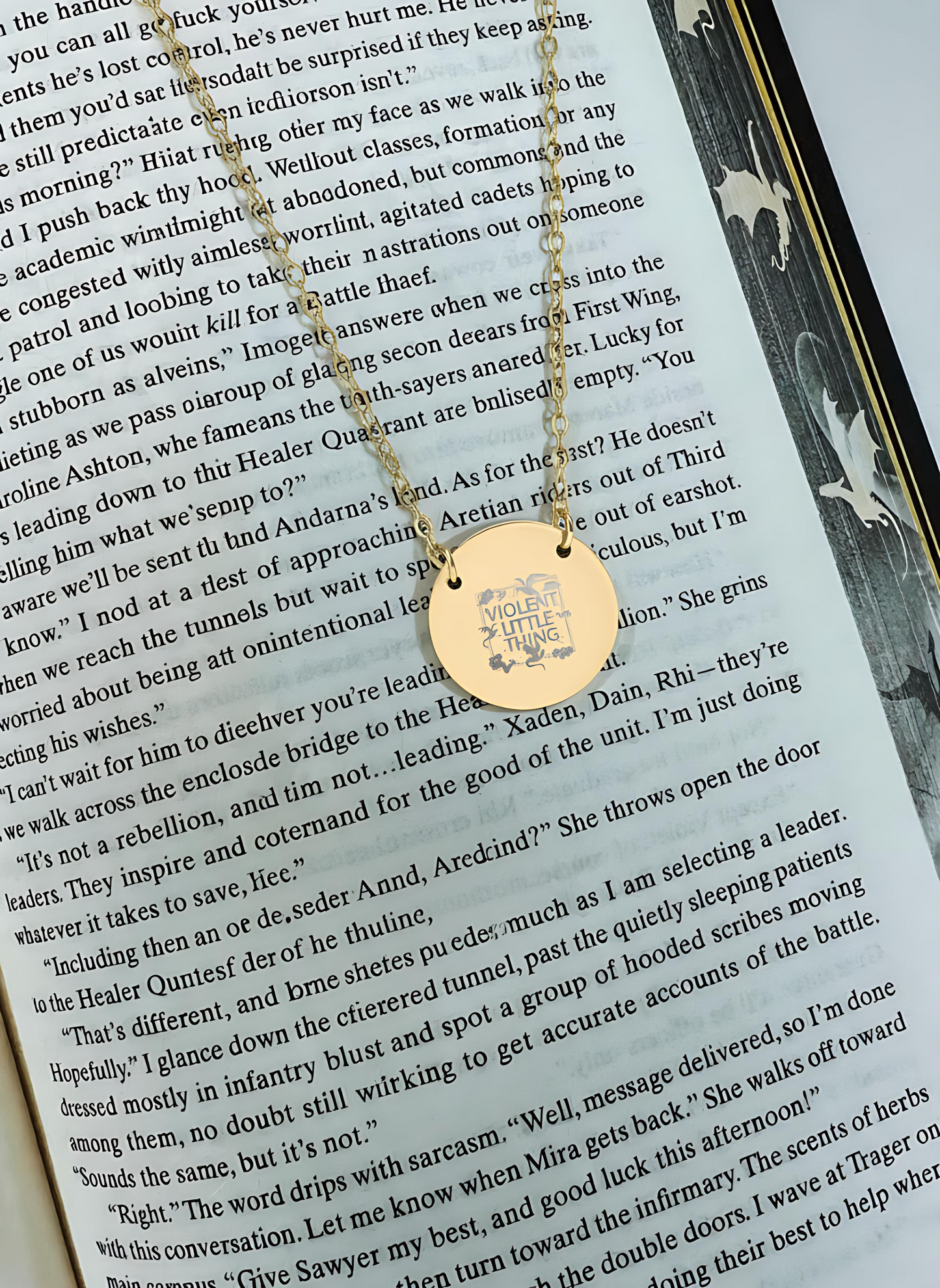 Violent Little Thing Circle Necklace