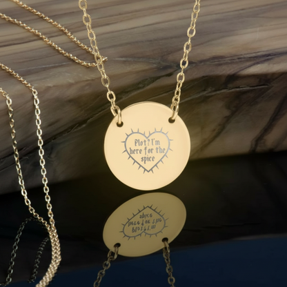 Plot? Spice. Circle Necklace