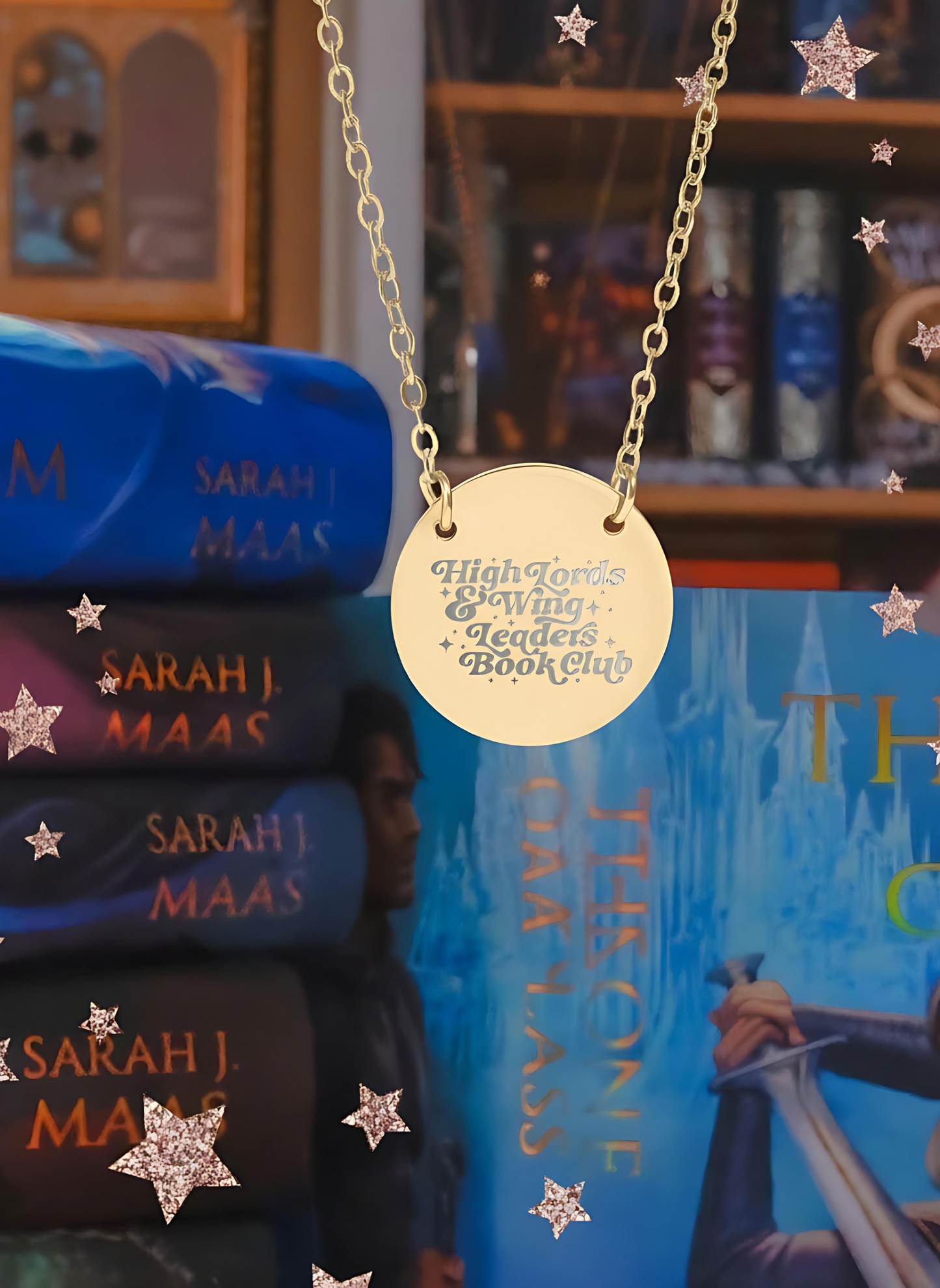 High Lords and Wing Leaders Book Club Circle Necklace