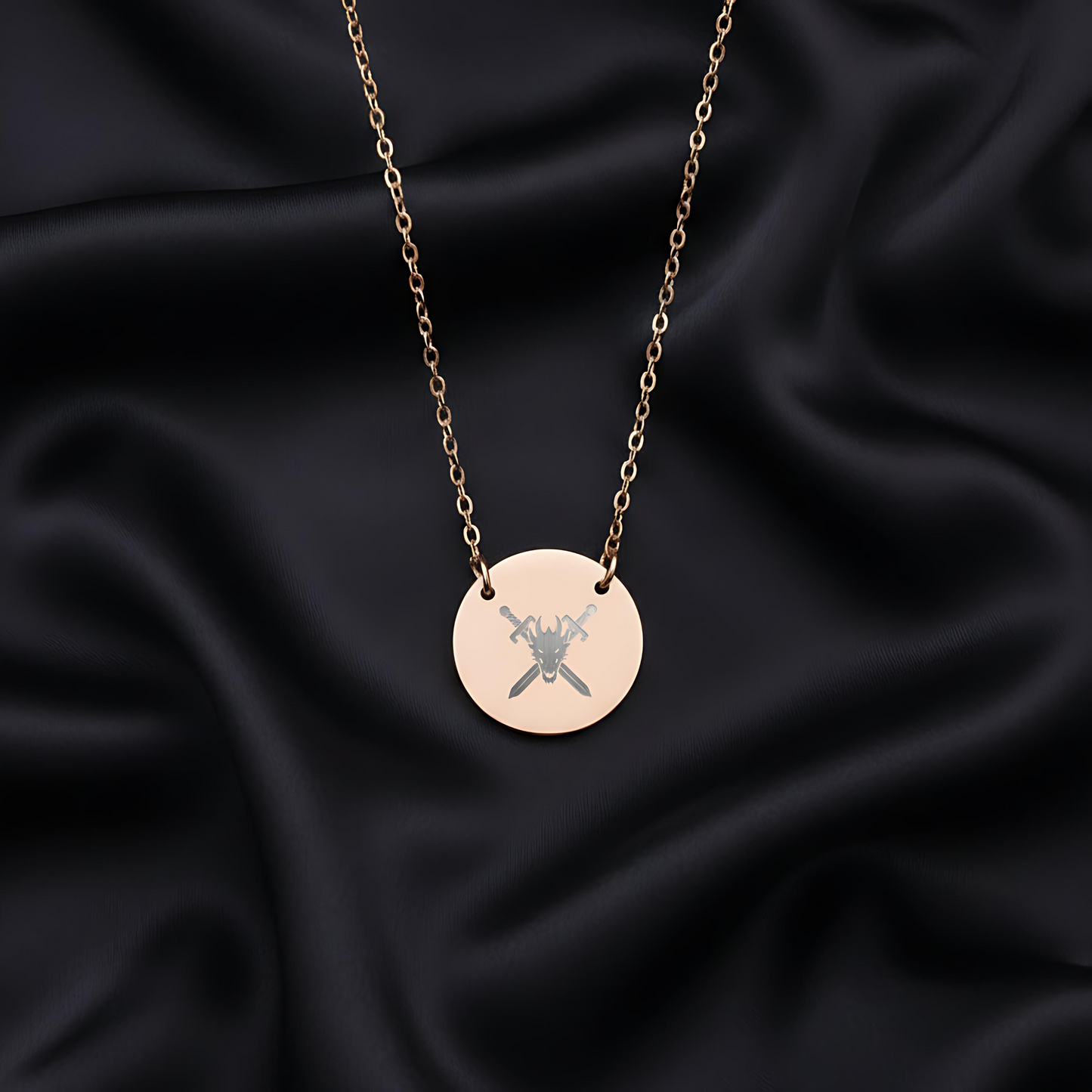 Dragon Rider Circle Necklace