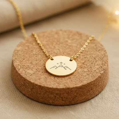 Mountain Starlight Circle Necklace