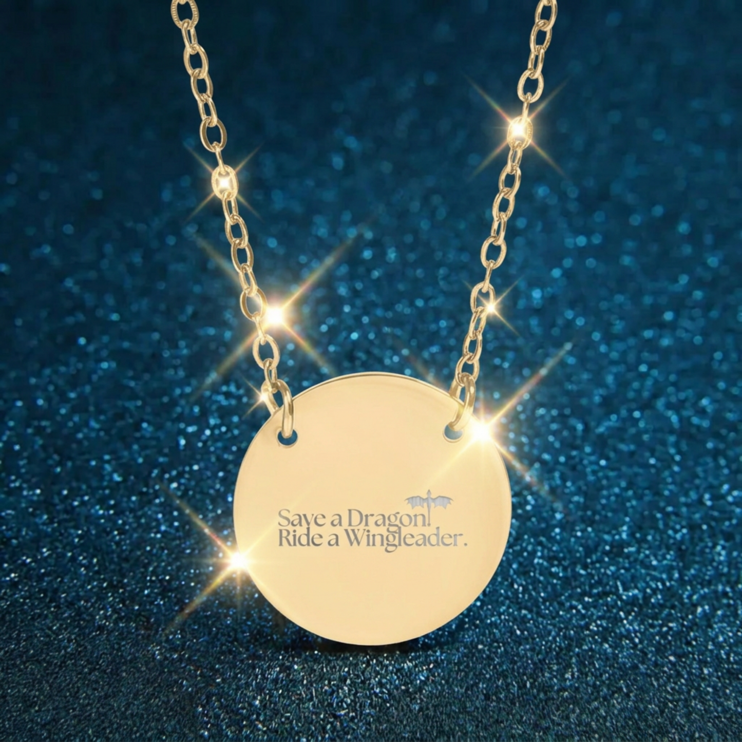 Save a Dragon Circle Necklace