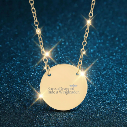 Save a Dragon Circle Necklace