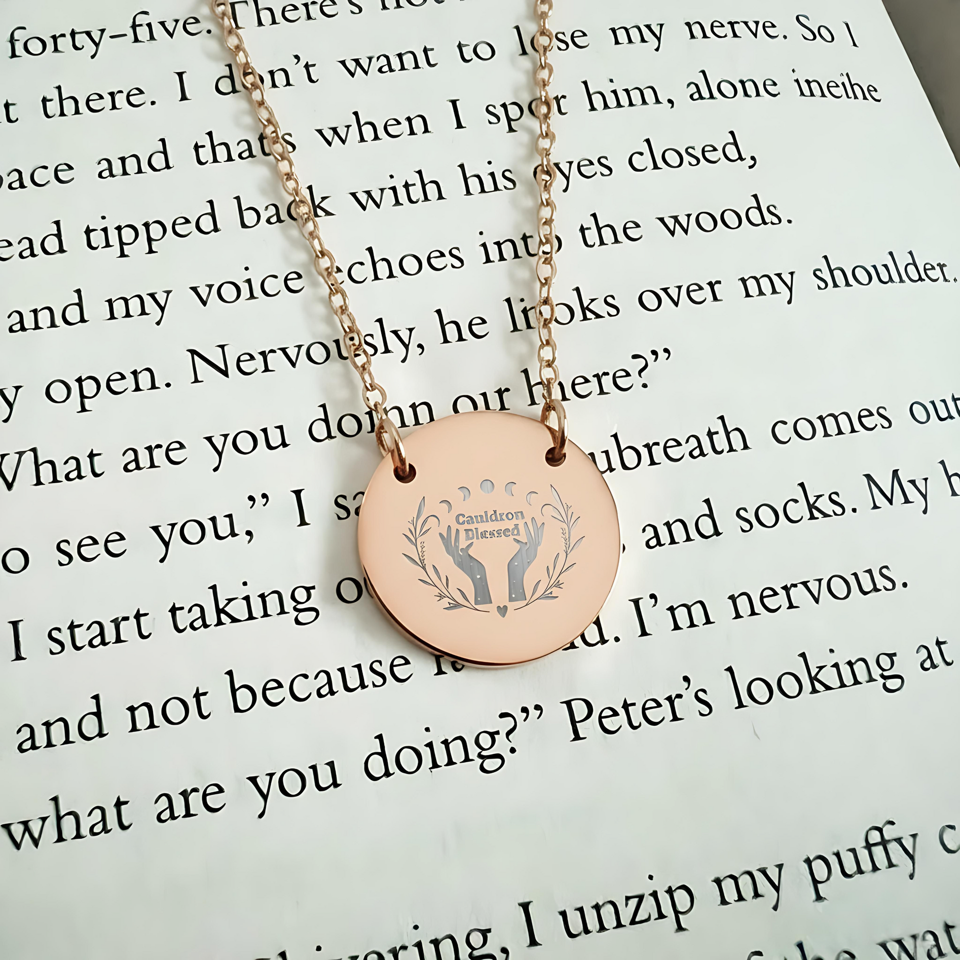 Cauldron Blessed Circle Necklace - MagicMerchEmporium