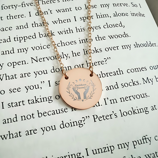 Cauldron Blessed Circle Necklace - MagicMerchEmporium