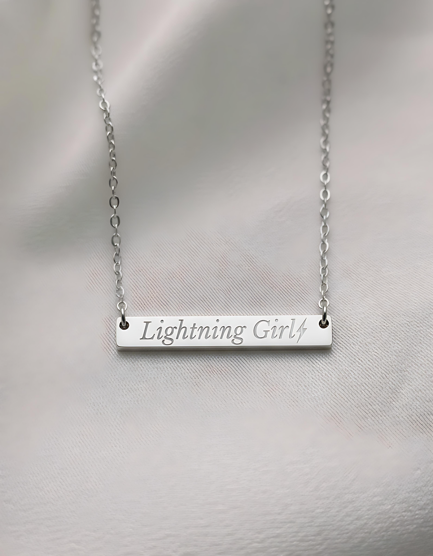 Lightning Girl Necklace - MagicMerchEmporium