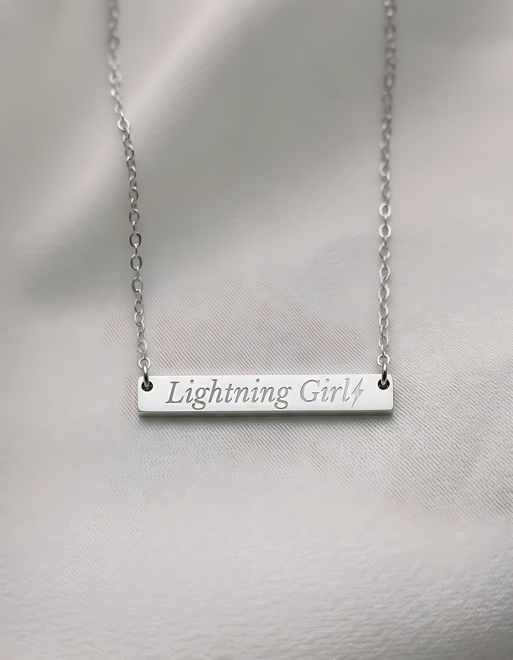 Lightning Girl Necklace - MagicMerchEmporium
