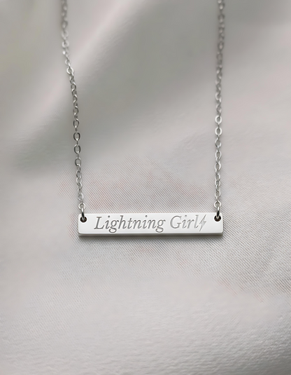 Lightning Girl Necklace - MagicMerchEmporium