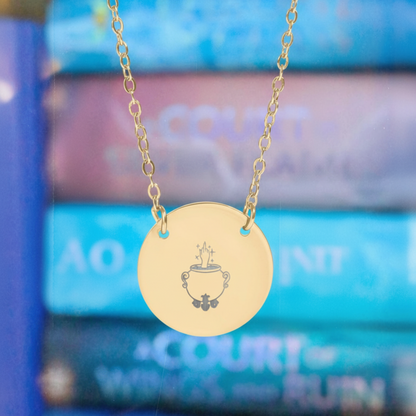 Nesta Cauldron Circle Necklace