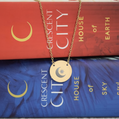 Starborn Crescent Circle Necklace