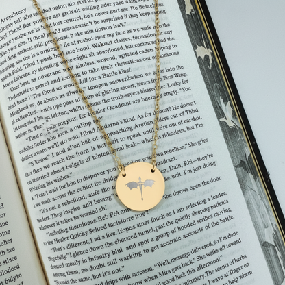 Tairn and Andarna Circle Necklace