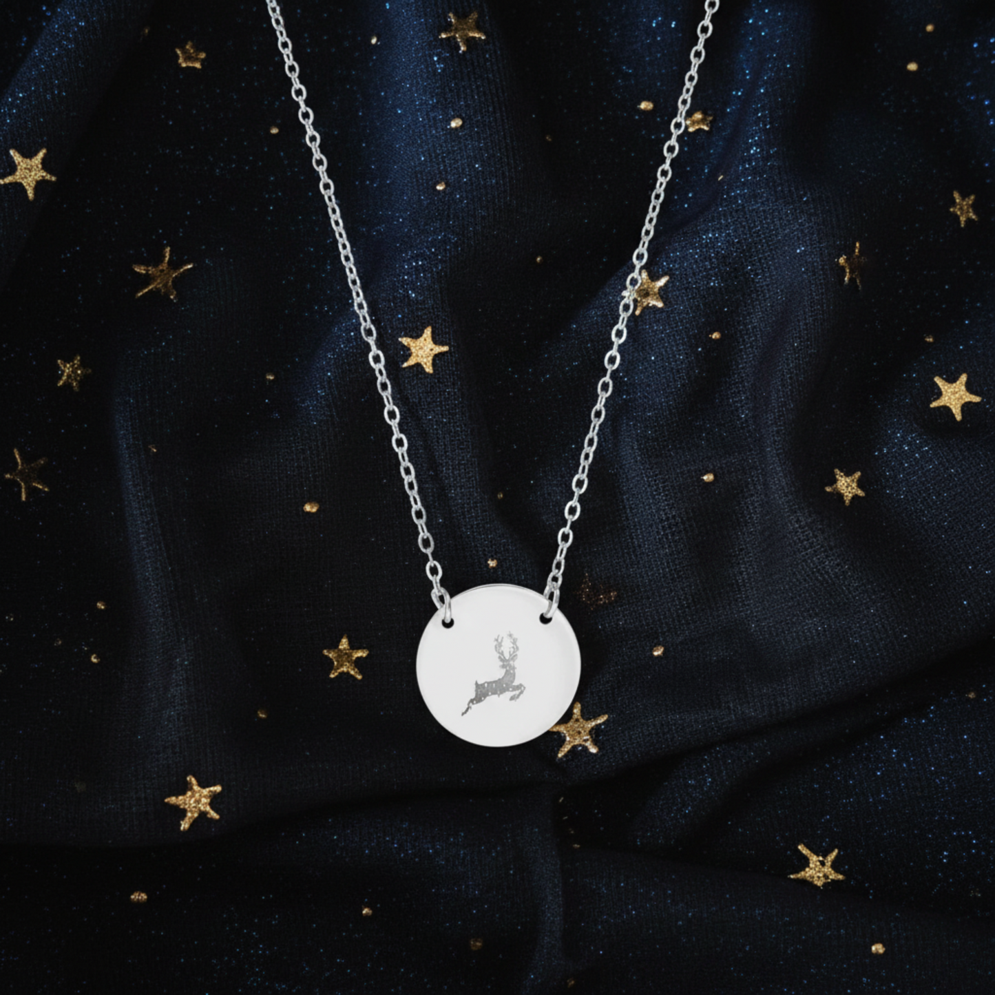 Terrasen Stag Circle Necklace