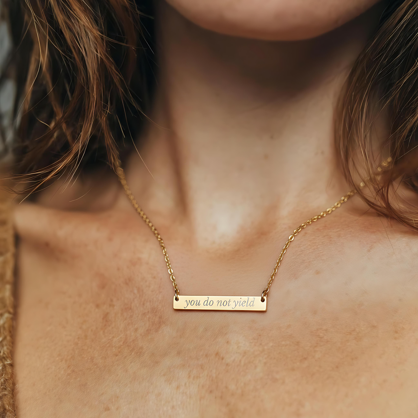 You Do Not Yield Necklace - MagicMerchEmporium