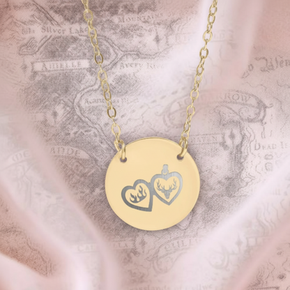 Terrasen Hearts Circle Necklace