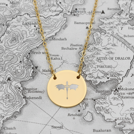 Tairn and Andarna Circle Necklace