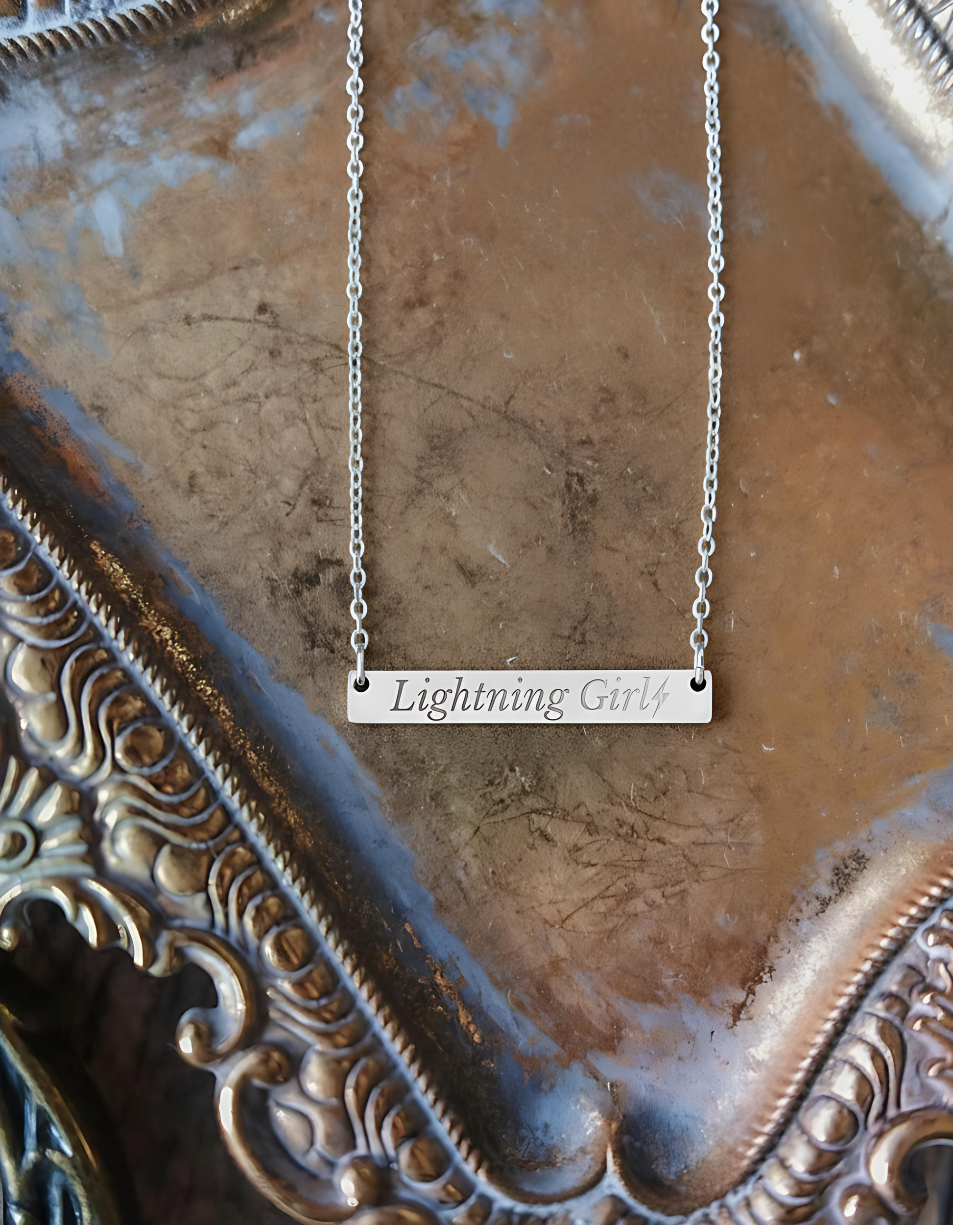 Lightning Girl Necklace - MagicMerchEmporium