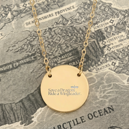 Save a Dragon Circle Necklace