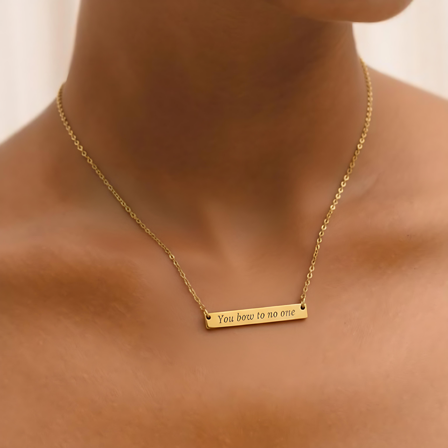 You Bow to No One Necklace - MagicMerchEmporium