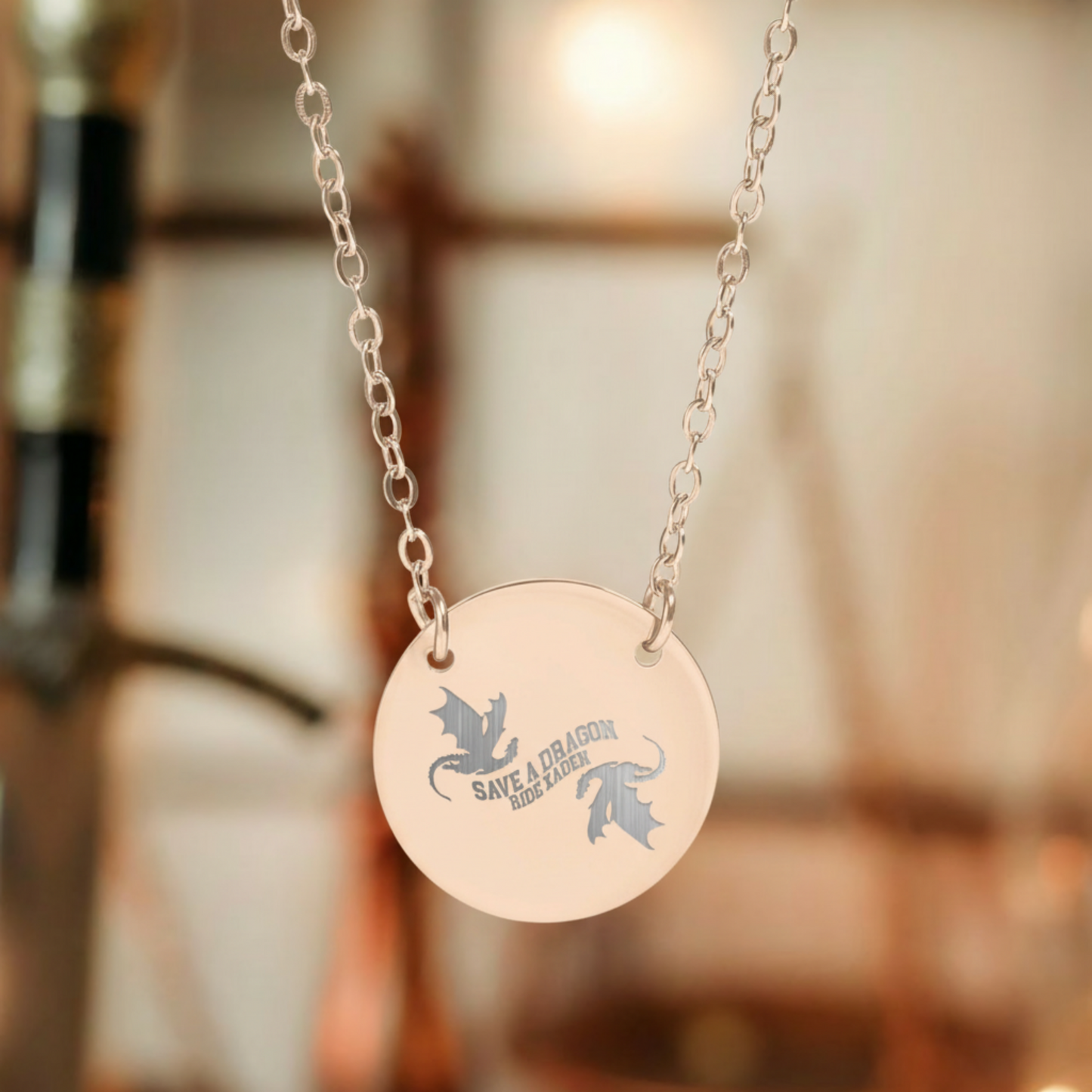 Ride Xaden Circle Necklace