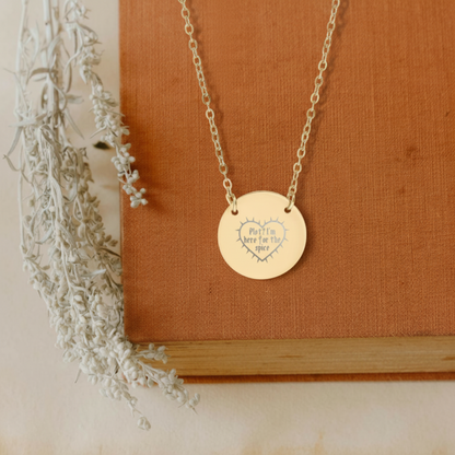 Plot? Spice. Circle Necklace