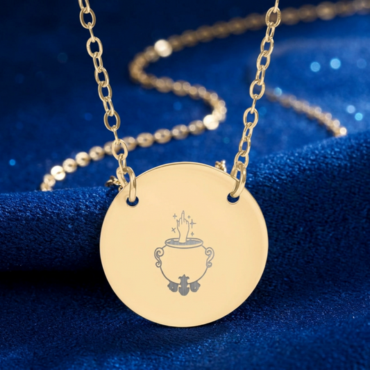 Nesta Cauldron Circle Necklace