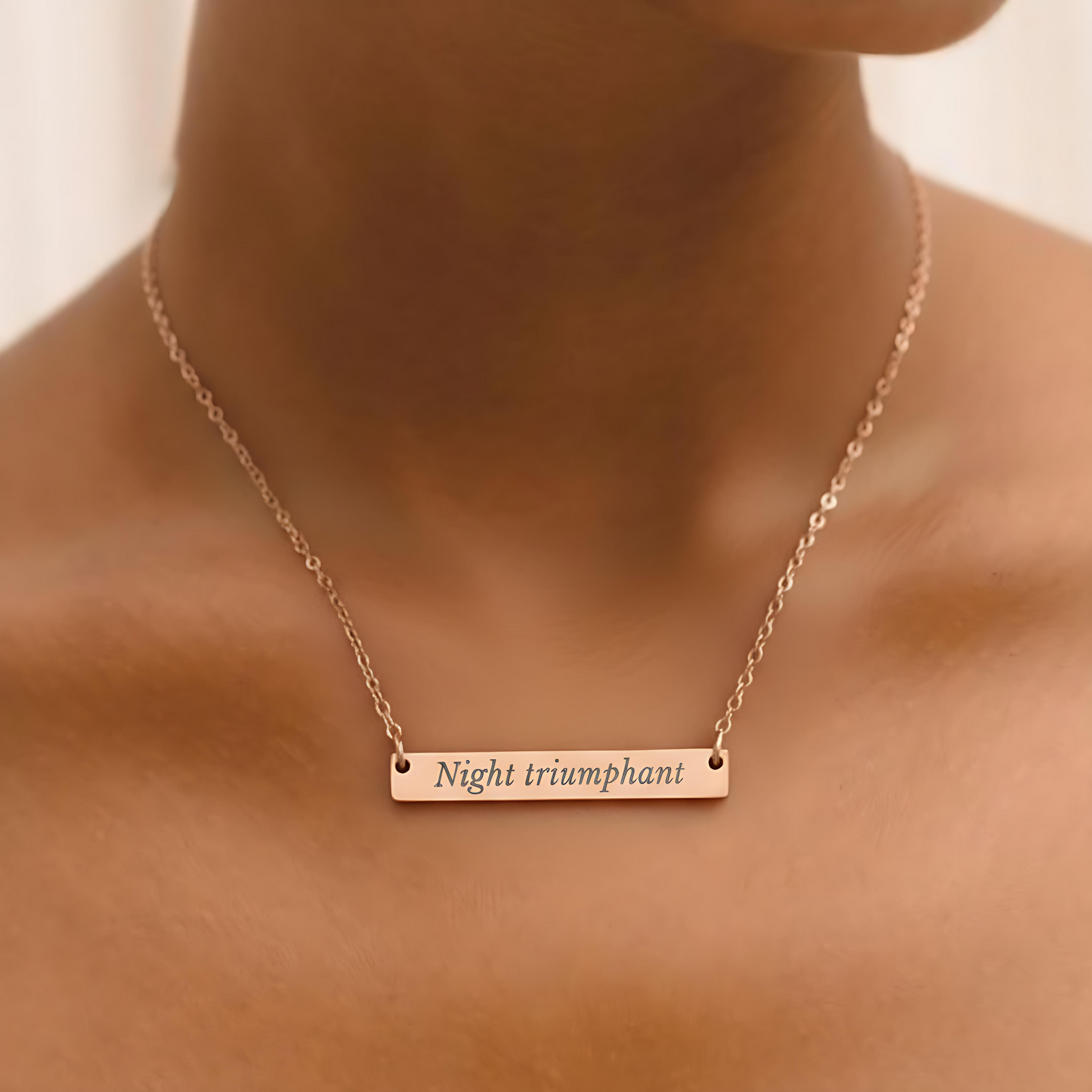 Night Triumphant Necklace - MagicMerchEmporium