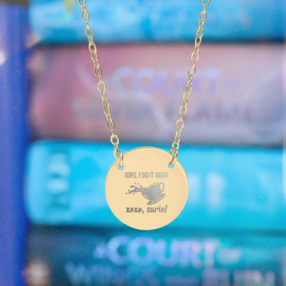 Oops I Did It Again Circle Necklace