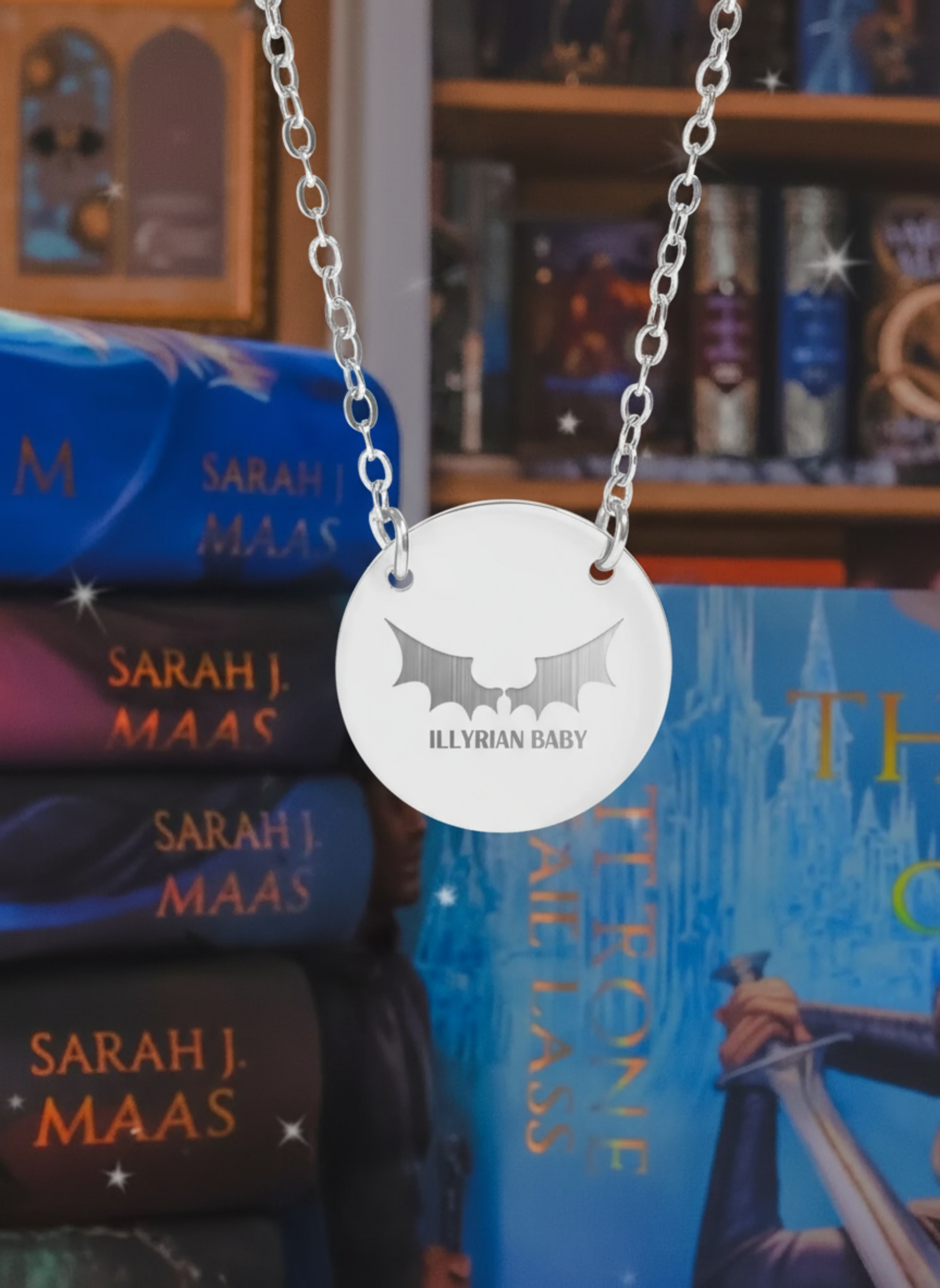 Illyrian Baby Night Court Circle Necklace - MagicMerchEmporium