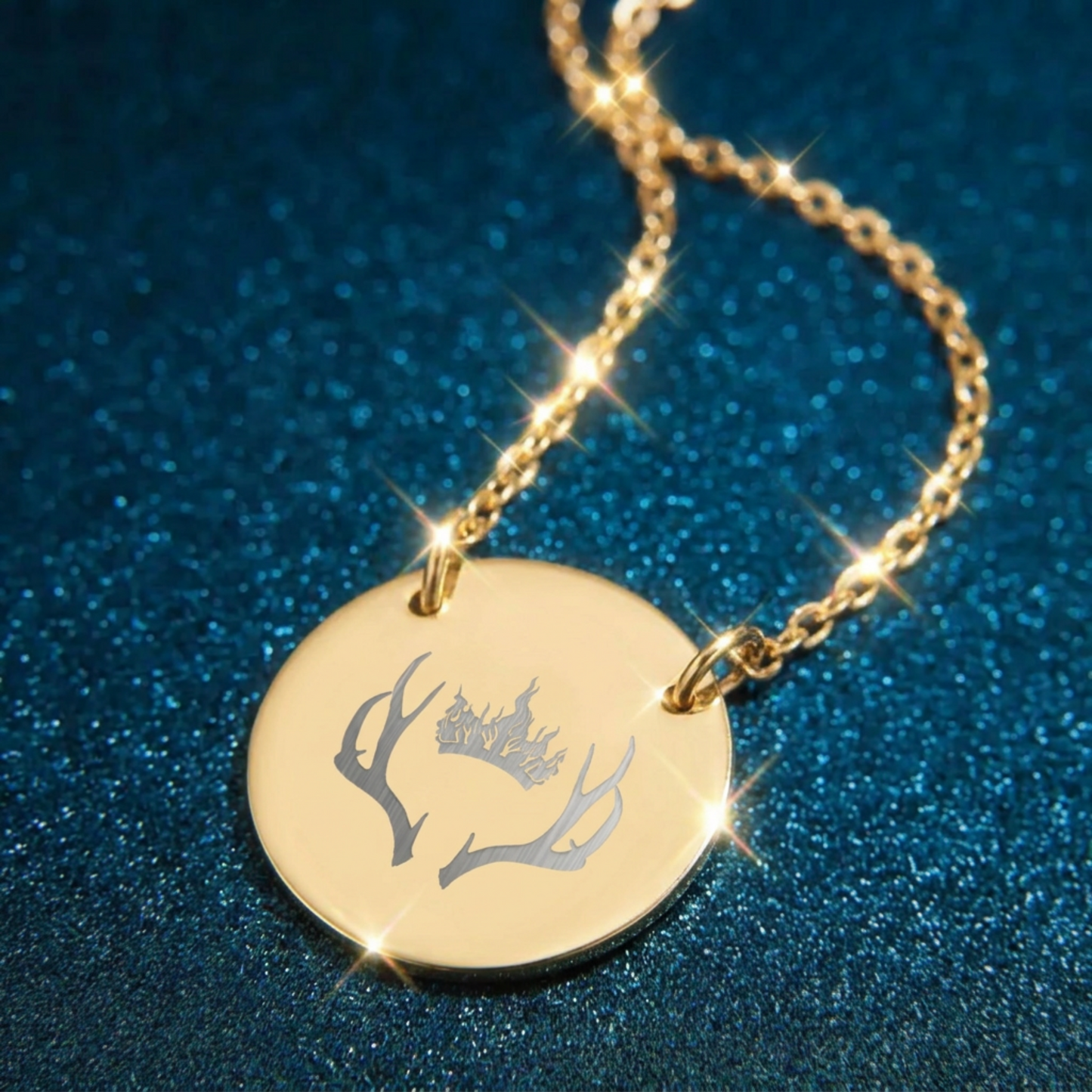TOG Crown Circle Necklace